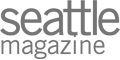 The image contains the text "seattle magazine" in a bold, lowercase font.